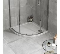 Mira Flight Low Profile 800 x 800mm Stone Resin Quadrant Shower Tray with Waste 1.1697.015.WH