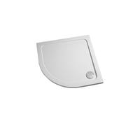 Mira Flight Low Quadrant Shower Tray, Waste - 800mm X 800mm - White Please Select Size: 800x800mm