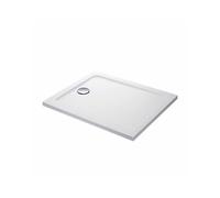 Mira Flight Safe Anti Slip Rectangular Shower Tray, Waste - 1400mm X 760mm - White Please Select Size: 1400x760mm