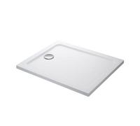 Mira Flight Safe Anti Slip Rectangular Shower Tray, Waste - 1000mm X 700mm - White Please Select Size: 1000x700mm
