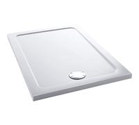 Mira Flight Shower Tray Low Profile Acrylic Stone Rectangular & Waste 1200x760mm