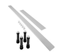Mira Flight Shower Tray Panel Riser Kit Feet Low Square Easy Plumb White 760mm