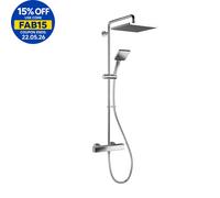 Mira Honesty ERD Mixer Shower Thermostatic Chrome 250mm Head Square 1.1901.002