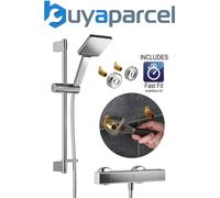 Mira Honesty EV Mixer Shower Thermostatic Chrome 110mm Head Square 1.1901.001