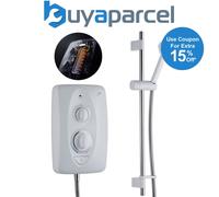 Mira Jump Electric Shower 10.8Kw White & Chrome Modern Bathroom 1.1788.012