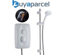 Mira Jump Multi-Fit Electric Shower 7.5Kw White Chrome Bathroom 1.1788.477