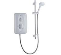 Mira Jump Multi-Fit Electric Shower 7.5Kw White Chrome Bathroom 1.1788.477