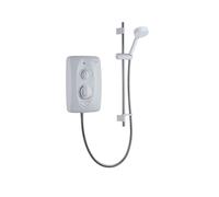 Mira Jump Electric Shower; 9.5Kw; White/Chrome, White