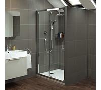 Mira Leap 1200mm Single Sliding Door Enclosure Chrome Frame 6mm Easy Clean Glass