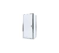 Mira Leap 6mm Glass Framed Pivot Shower Door 900mm - Chrome Please Select Size: 900mm