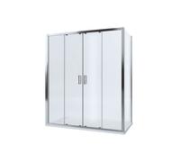 Mira Leap Double Sliding Shower Door 1500mm - Chrome