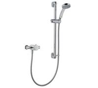 Mira Minilite Ev Chrome Effect Mixer Shower & 0.12M Hose Length