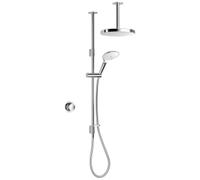 Mira Mode Dual Outlet High Pressure Combi Ceiling Fed Digital Mixer Shower - Chrome