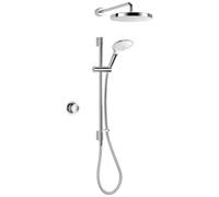 Mira Chrome Effect Rear Fed High Pressure Digital Exposed Valve Adjustable Hp/combi Shower
