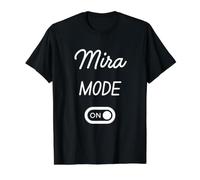Mira Mode On Name Value Graphic T-Shirt, Men, Black, M