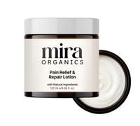 Mira Organics - Mira Pain Relief, Mira Pain Relief & Repair Lotion, Calming Massage Cream with Arnica Montana, Chamomile, Helichrysum Oil, Shea Butte, Plant-Based