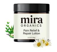 Mira Pain Relief & Repair Lotion, Mira Organics Pain Relief & Repair Lotion, Soothing Herbal Blend，Calming Massage Cream with Arnica Montana, Chamomile, Helichrysum Oil (1)