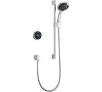 Mira Platinum Digital Shower Rear Fed High Pressure/Combi Boiler 1.1666.200 - Black/Chrome