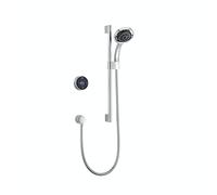 Mira Platinum Digital Shower Rear Fed High Pressure/Combi Boiler 1.1666.200 - Black/Chrome