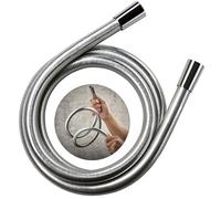 Mira Rada Silver Smooth Shower Hose 1.25M Chrome Anti Twist 76125-Na + Washers