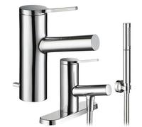 Mira Shower Evolve Bath Shower Mixer Tap 2.1816.005 + Monobloc Basin 2.1816.001