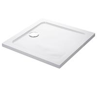 Mira Showers 1.1697.009.WH Square 900 x 900 mm Flight Low Shower Tray - White