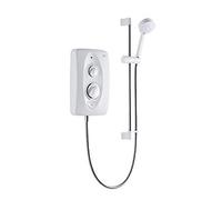Mira Jump Multi Fit 8.5kW Electric Bathroom Shower White Chrome 1.1788.010