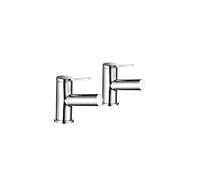 Mira Showers 2.1816.002 Relate Contemporary Basin Pillar Taps - Chrome