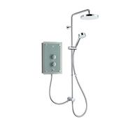 Mira Showers Azora Dual Outlet Electric Shower 9.8 KW Chrome 1.1634.156