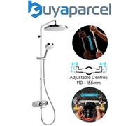 Mira Showers Form Dual Thermostatic Mixer Shower Valve Exposed + Rainshower Head