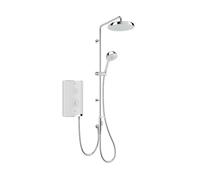 Mira Sport Dual Electric Shower - 9.8kW White & Chrome 1.1746.825