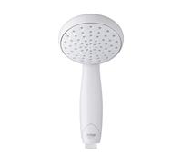 Mira Showers Nectar Shower Head Handheld Shower Head Single Spray Shower Head 90 mm White 2.1703.001
