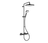 Mira Relate Erd Dual Thermostatic Bar Mixer Shower With Adjustable & Fixed Head - Matt Black