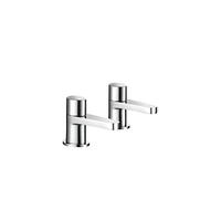 Mira Showers Sport Contemporary Bath Pillar Taps - Chrome
