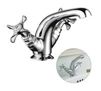 Mira Showers Victorian Virtue Monobloc Basin Tap Traditional Chrome Crosshead