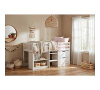 Mira Sleepstation Single Cabin Bed in White