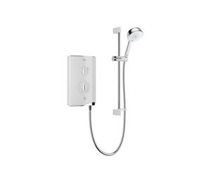 Mira Sport Gloss White Thermostatic Electric Shower, 9Kw
