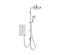 Mira Sport Max Dual Outlet Gloss White Electric Shower, 10.8Kw