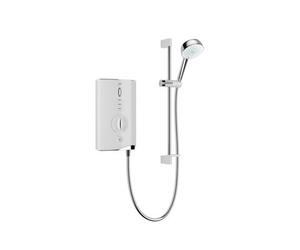 Mira Sport Max Single Outlet Gloss White Electric Shower, 9Kw