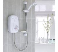 Mira Vigour Thermostatic Electric Shower White & Chrome Power 1.1532.353
