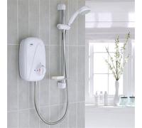 Mira Vigour Thermostatic Electric Shower White & Chrome Power 1.1532.353
