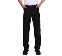 Mirabella Health & Beauty Hercules Men's Cargo Work Trousers (42W Long, Black)