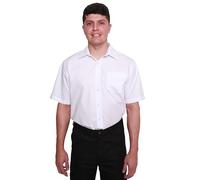 Mirabella Health & Beauty Men's Classic Shirt Short Sleeve White 20''