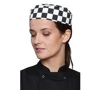 Mirabella Health & Beauty Unisex Cloves Chef's Skull Hat Cap Black Chess