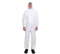 Mirabella Health & Beauty Unisex Disposable Hazmat Type Coverall with Hood Health and Safety Protective Clothing Category 3 XL