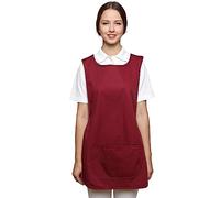 Mirabella Health & Beauty Unisex Hygea Tabard Apron Maroon Burgundy 2XL