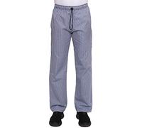Mirabella Health & Beauty Unisex Thyme Chef's Trousers Blue Check 4XL