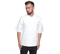 Mirabella Health & Beauty Unisex Wasabi Chef's Short Sleeve Jacket White L