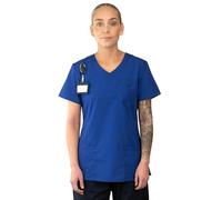 Mirabella Health & Beauty Women's Athena Hospital Scrub Top Royal Blue 4XL