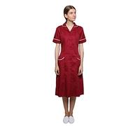 Mirabella Health & Beauty Women's Kingfisher Healthcare Step in Dress Maroon-White 6 UK